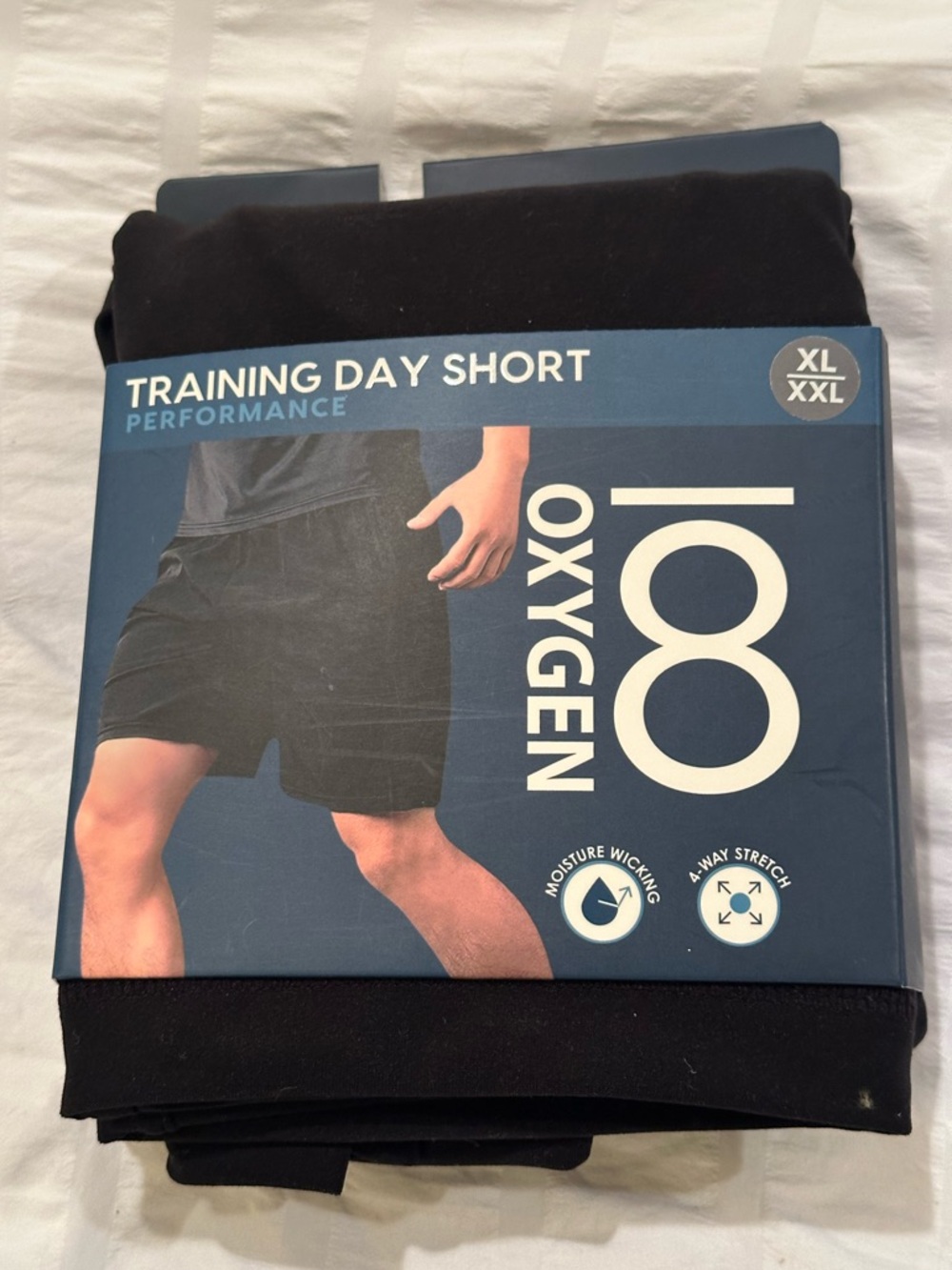 Men's XL / XXL Oxygen Training Day Performance Shorts - Black NWT